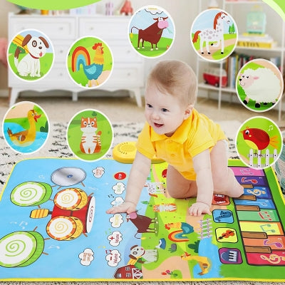 Tapis d'éveil bébé - MusicPlayMat™ - Ferme