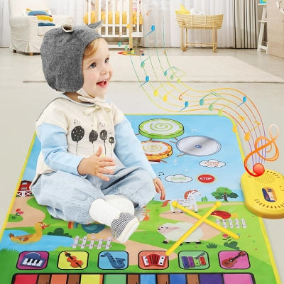 Tapis d'éveil bébé - MusicPlayMat™ - Ferme